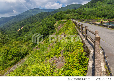 群馬縣中之條町乘鞍水庫堤壩 群馬縣中之條町乘鞍水庫堤壩 129102433