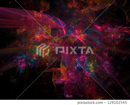 Imaginatory fractal abstract background Image 129102543