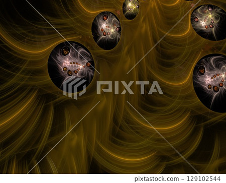 Imaginatory fractal abstract background Image 129102544