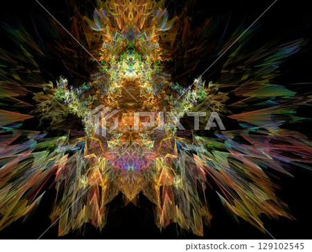 Imaginatory fractal abstract background Image 129102545