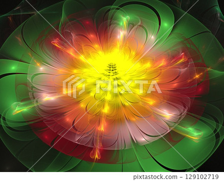 Imaginatory fractal abstract background Image 129102719