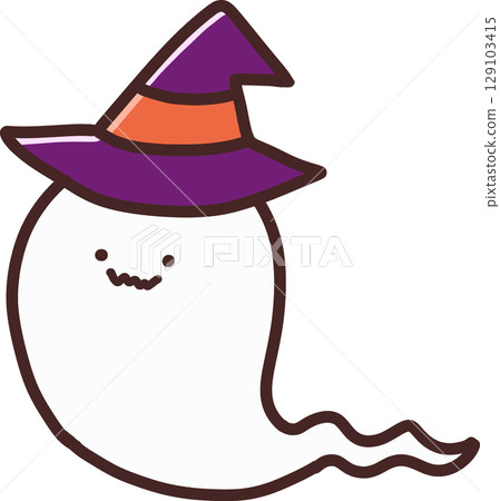 A ghost with a hat 129103415