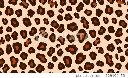 Leopard print brown 129104453