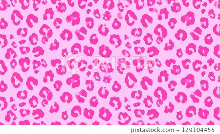 Leopard print pink Leopard print pink 129104455