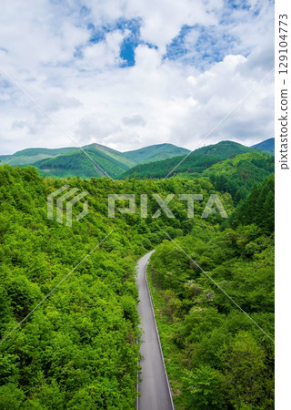 長野、信州的新綠風景 長野、信州的新綠風景 129104773