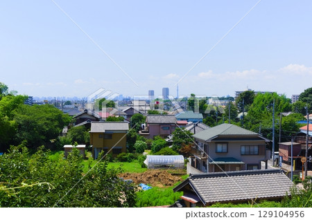 View of Tokyo from a hill in Ichikawa City, Chiba Prefecture, July 2025 View of Tokyo from a hill in Ichikawa City, Chiba Prefecture, July 2025 129104956