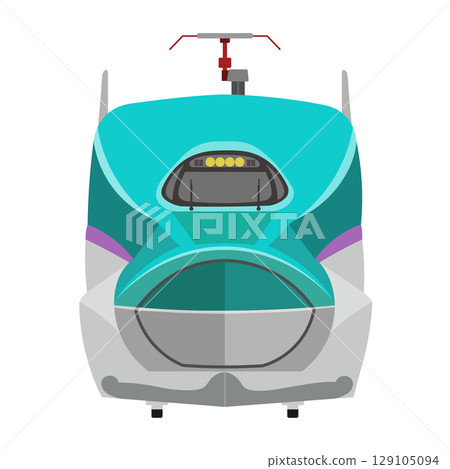 Illustration of the front of the Hokkaido Shinkansen H5 series Illustration of the front of the Hokkaido Shinkansen H5 series 129105094