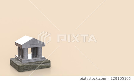 The Bank Building for Business concept 3d rendering. The Bank Building for Business concept 3d rendering. 129105105