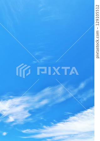 Summer blue sky and clouds 129105512