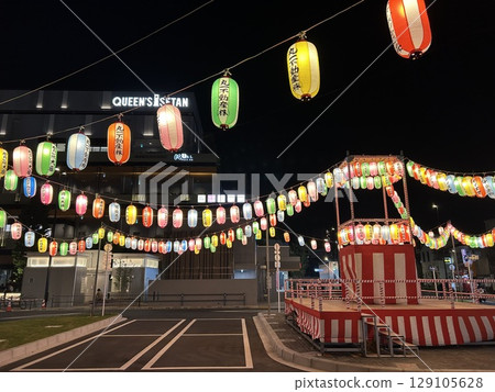 JR十條站前的盆舞舞台 129105628