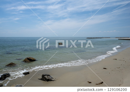 夏季的椿浦和鳥居 夏季的椿浦和鳥居 129106200