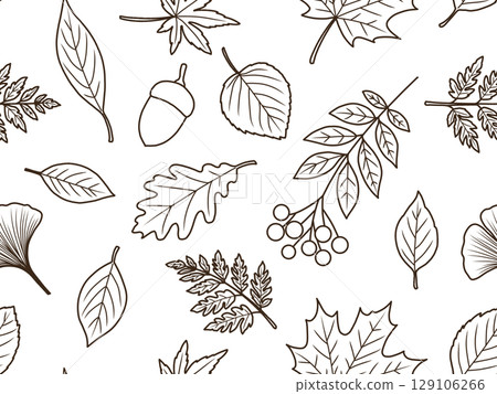 Autumn seamless pattern A Autumn seamless pattern A 129106266