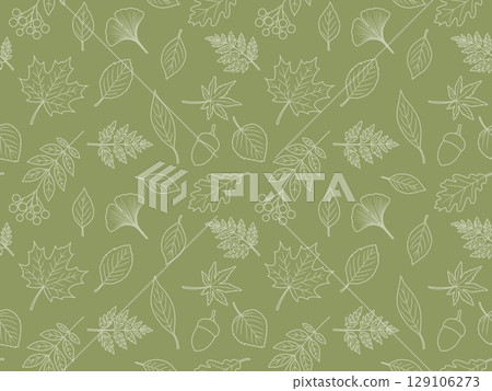 Autumn seamless pattern D' 129106273
