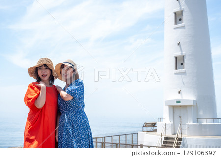 少女們的白堊色野間崎燈塔之旅 129106397