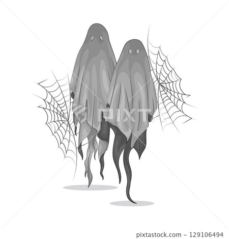 Illustration of Ghost Illustration of Ghost 129106494