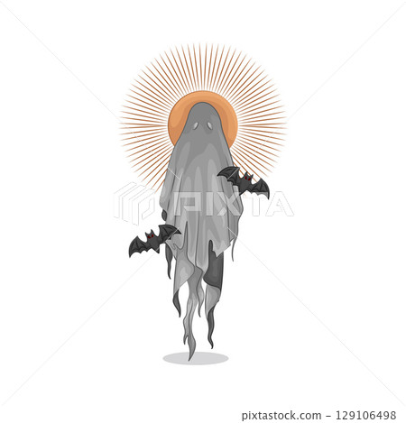 Illustration of Ghost Illustration of Ghost 129106498