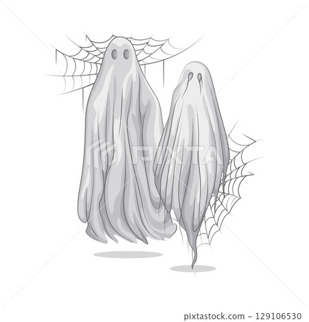 Illustration of Ghost Illustration of Ghost 129106530