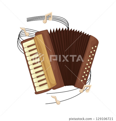 Illustration of Accordion  129106721