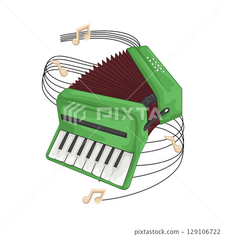 Illustration of Accordion  129106722