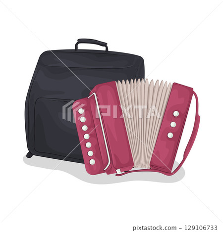 Illustration of Accordion Illustration of Accordion 129106733