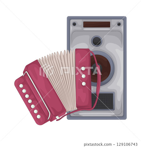 Illustration of Accordion  129106743