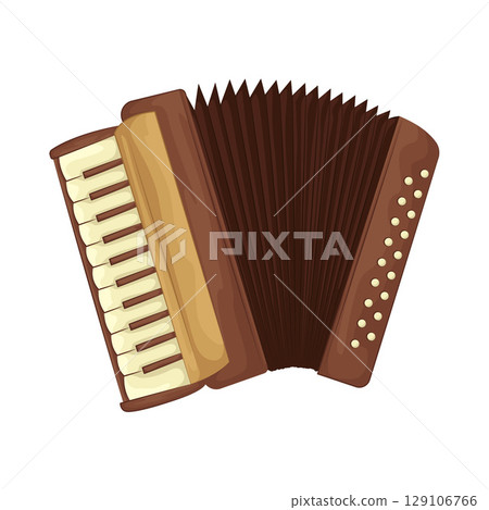 Illustration of Accordion Illustration of Accordion 129106766