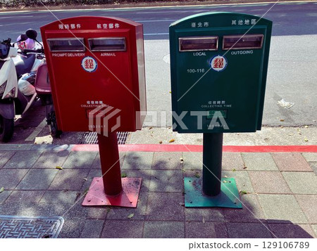 Scenery with posts 129106789