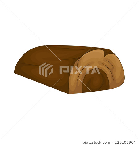 Illustration of Wood Trunk Illustration of Wood Trunk 129106904
