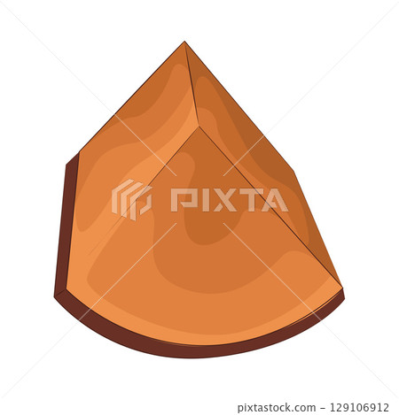 Illustration of Wood Trunk Illustration of Wood Trunk 129106912