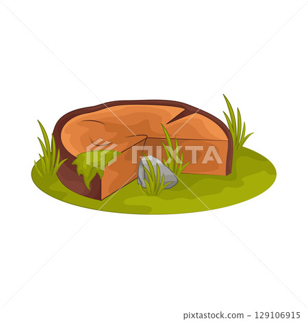 Illustration of Wood Trunk  129106915