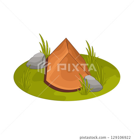 Illustration of Wood Trunk Illustration of Wood Trunk 129106922