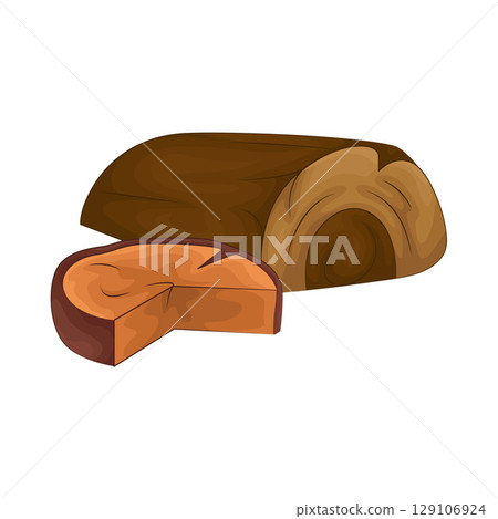 Illustration of Wood Trunk Illustration of Wood Trunk 129106924