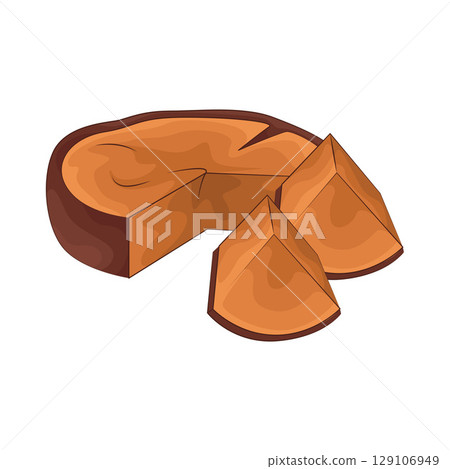 Illustration of Wood Trunk Illustration of Wood Trunk 129106949