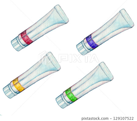 水彩顏料 129107522