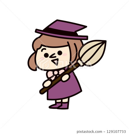Witch illustration Witch illustration 129107733
