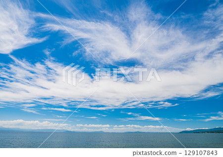 琵琶湖風景，滋賀縣，高島市，內內濱 129107843