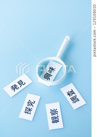 What the magnifying glass means 129108010