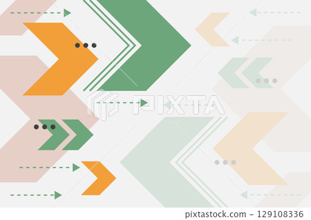 Abstract background with colorful arrow line shapes 129108336