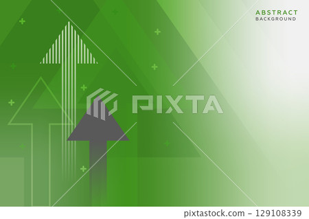 Business arrow directional for success and idea. Arrow abstract background banner template. 129108339