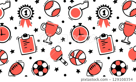 School element doodles on set background. Back to school hand drawn vector illustration. School element doodles on set background. Back to school hand drawn vector illustration. 129108354