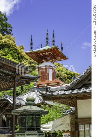 23rd of the 88 Shikoku Temples: Yakuoji Temple, Yugi Pagoda, Minami Town, Tokushima Prefecture 129108556