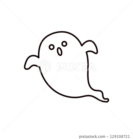 Ghost illustration 129108721