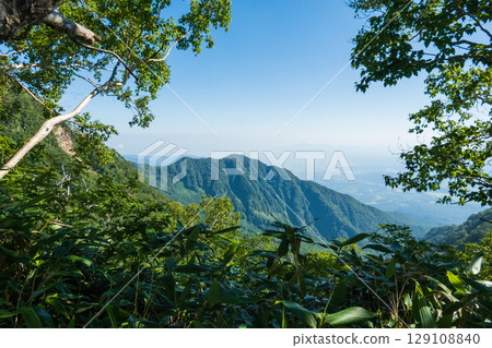 夏季攀登妙高山（天狗洞至連續路段：眺望神無山） 129108840