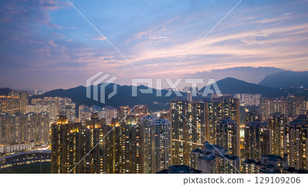 Modern urban living in Tseung Kwan O, Hong Kong July 29 2025 129109206