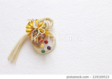 日本素材背景：水引裝飾 129109523