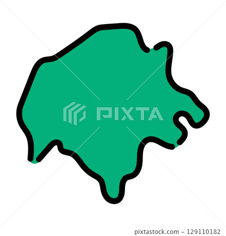 Handwritten_Azerbaijan_Tatar_Vector material 129110182