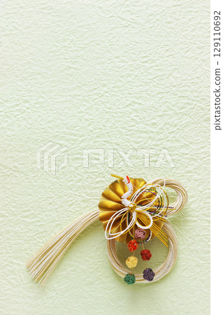 日本素材背景：水引裝飾 129110692