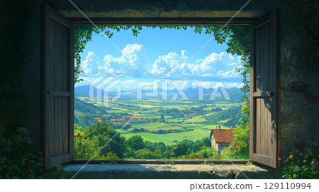 從窗戶看到的風景 129110994