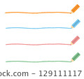用色鉛筆繪製的標題裝飾邊框 129111117