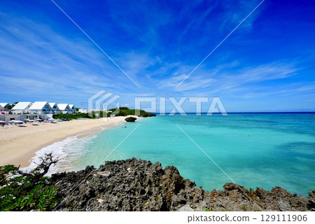 Beautiful Yoron Blue Beach Beautiful Yoron Blue Beach 129111906